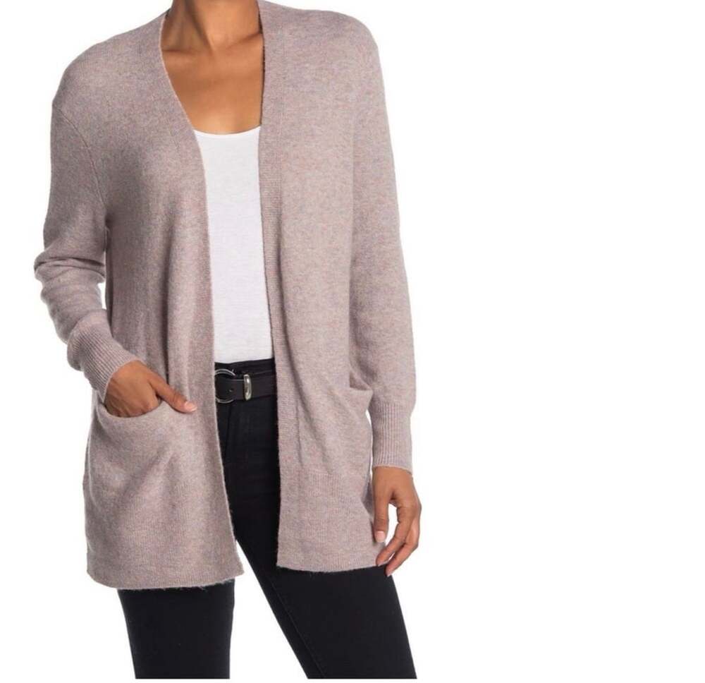 Madewell Walker Cardigan Size M Heather Boysenberry